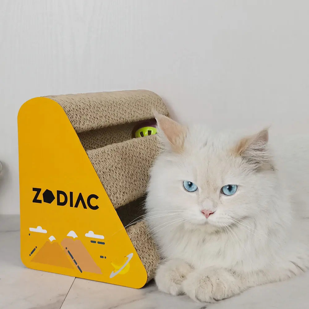 Zodiac Triangle Cat Ball Cat Scratcher Banana 28x17x21 cm