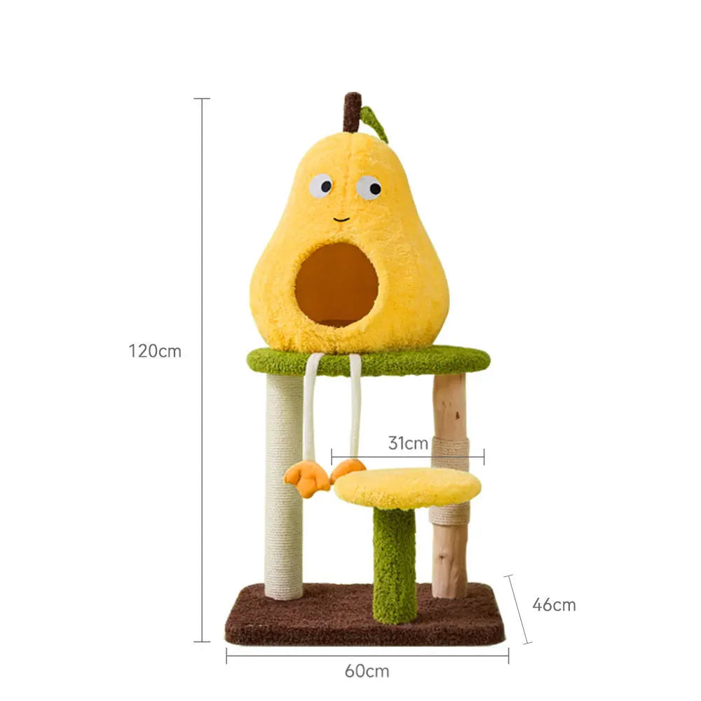 Pear Shaped Cat Scratching Post & Bed: Ultimate Comfort for Playful Felines