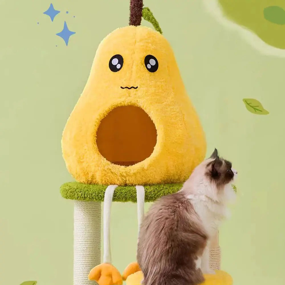 Pear Shaped Cat Scratching Post & Bed: Ultimate Comfort for Playful Felines
