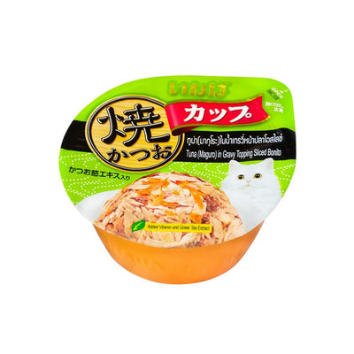 CIAO Gravy Cup Tuna Maguro in Gravy Topping Sliced Bonito 70g