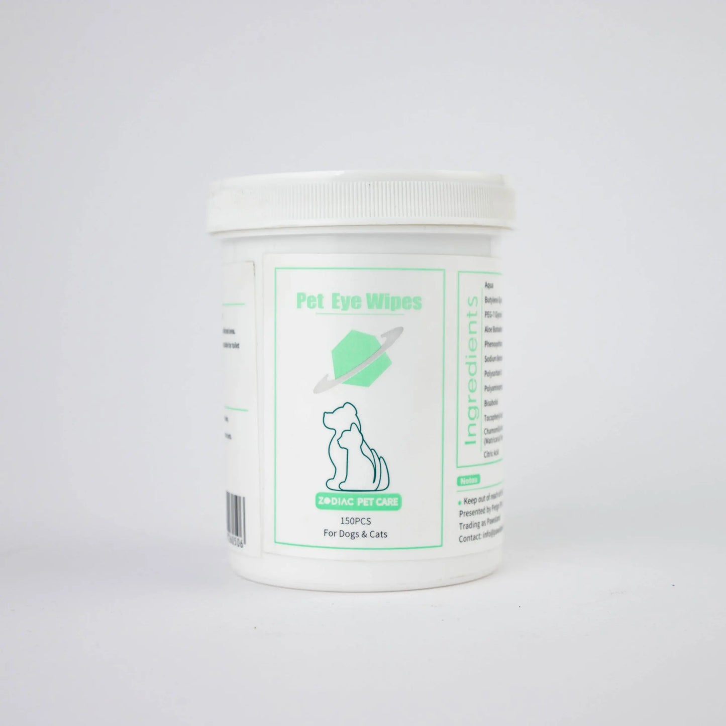 Zodiac Eyes Pet Wipes: Gentle Cleaning for Healthy Eyes (150-Piece Bag)