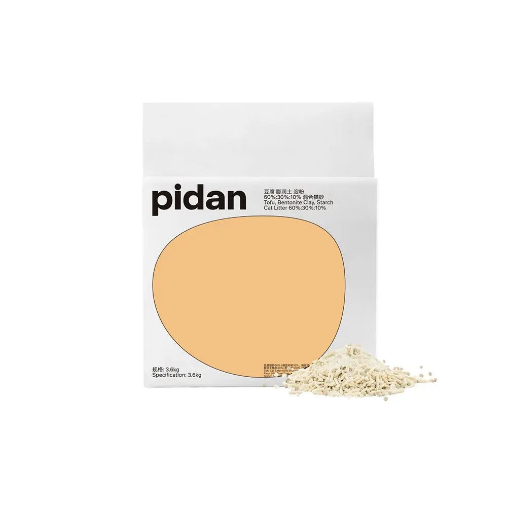 Pidan Composite Cat Litter 7L: Odour-Control Tofu, Bentonite & Starch Blend