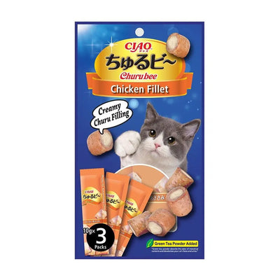 CIAO Churu Purée Tuna Chicken & Scallop Treat for Cats - 50 x 14g
