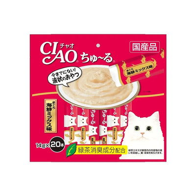 CIAO Churu Puree Cat Wet Treat White Meat Tuna 14g x 20 - SC-127