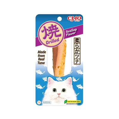 CIAO Yaki Pouched Roast Tuna Scallop Flavour Cat Treat, 15g, TSC-02