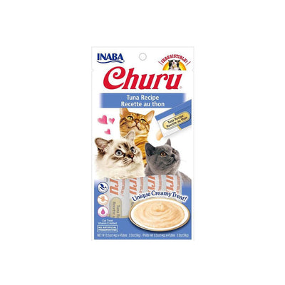 Inaba Churu Tuna Recipe Cat Treat: Creamy, Delicious, Hydrating, Single-Serve Lickable Treat