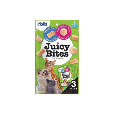 Inaba Juicy Bites Calamari Homestyle Broth Flavour Cat Treats - 11.3g x 3
