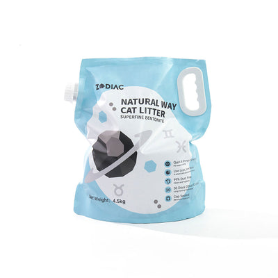 Zodiac Natural Way Superfine Bentonite Cat Litter 4.5kg - Odour Control