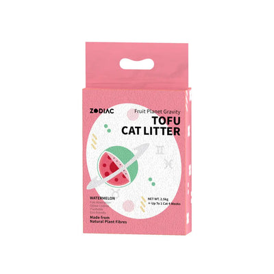 Zodiac Fruity Tofu Cat Litter Watermelon 7L - Odour Control, Biodegradable
