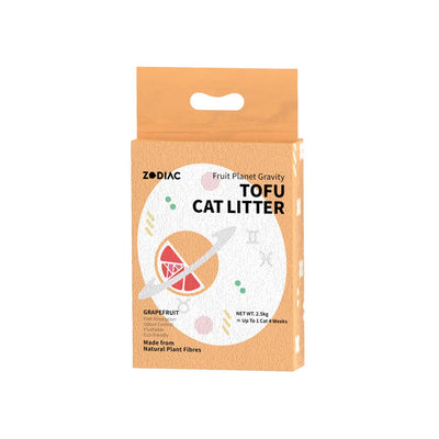 Zodiac Fruity Tofu Cat Litter Grapefruit 7L 2.5kg Odour Control
