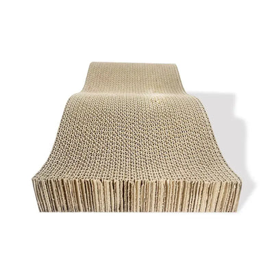 Zodiac Cat Scratcher Wave: Durable Corrugated Cardboard, Eco-Friendly, Fun Play