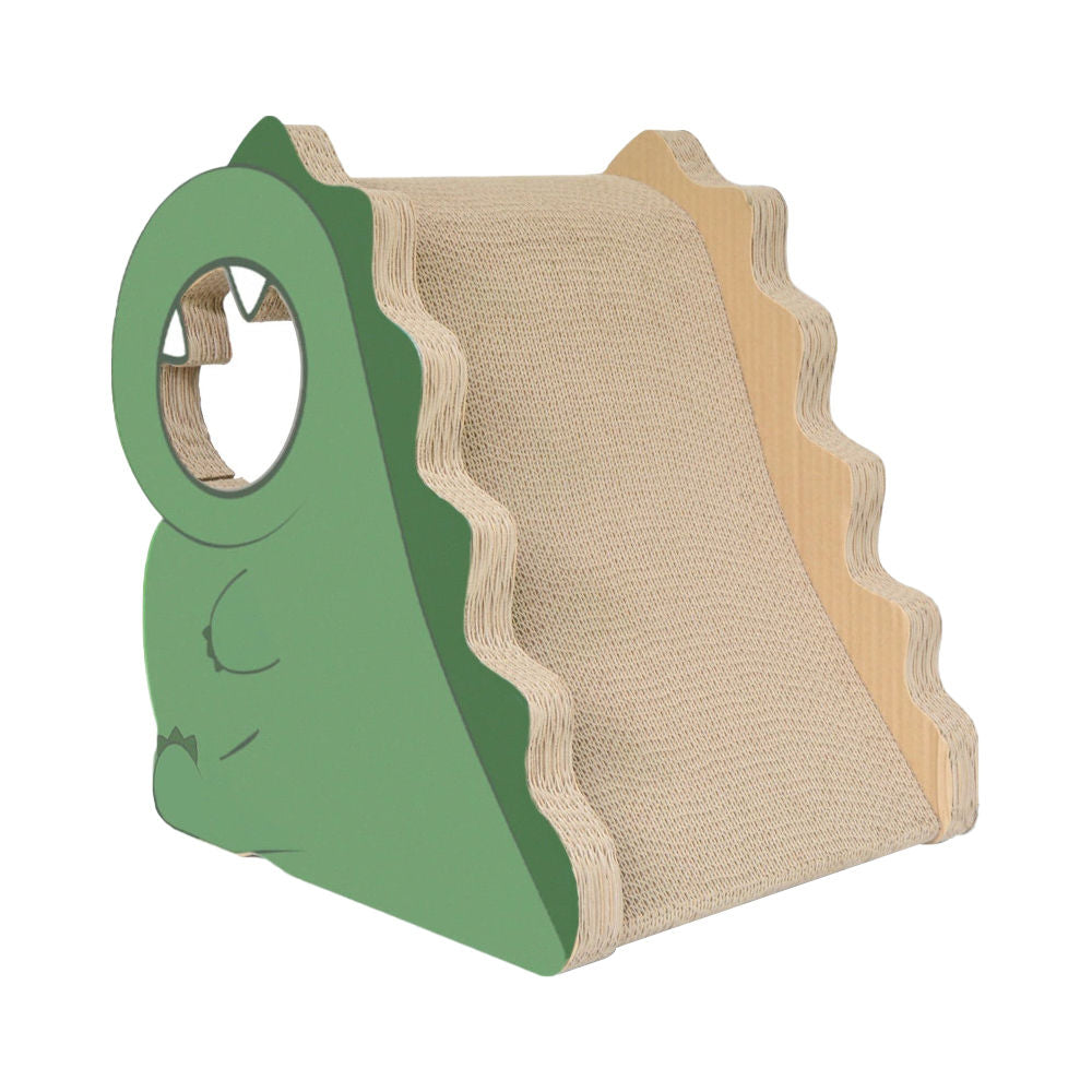 Zodiac Dinosaur Cat Scratcher Tree: Fun Play, Scratching Post, Cosy Hideout
