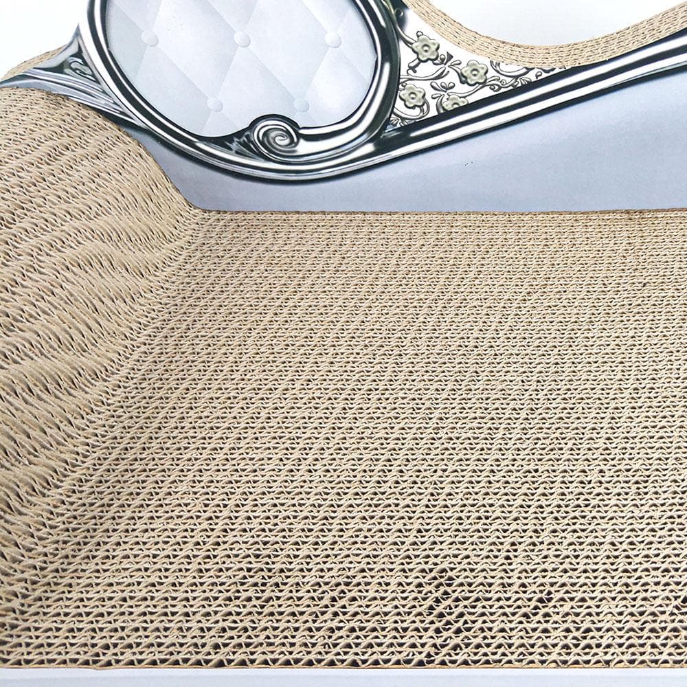 Zodiac Sofa Cat Scratcher Grey: Durable Cardboard Lounge for Happy Feline Play