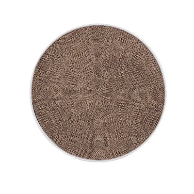 Zodiac Blueberry Round Cat Scratcher: Durable Corrugated Cardboard for Happy Claws