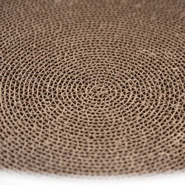Zodiac Blueberry Round Cat Scratcher: Durable Corrugated Cardboard for Happy Claws