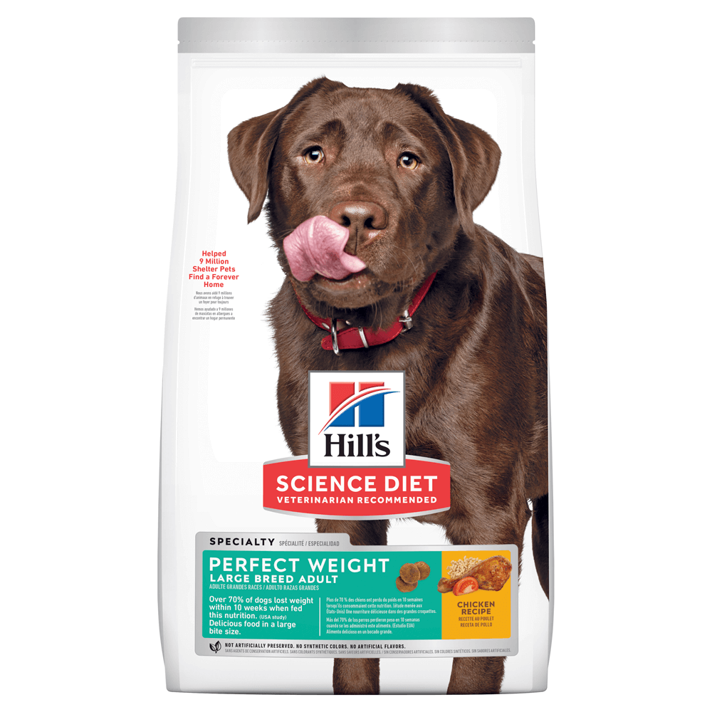 Hill's Science Diet Adult Large Breed Perfect Weight Chicken Dry Dog Food