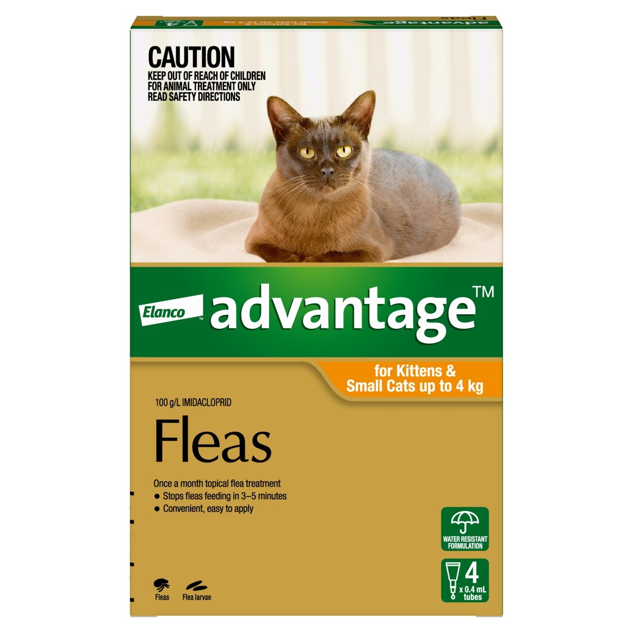 Advantage Cats Under 4kg 4's