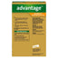 Advantage Cats Under 4kg 6 pack