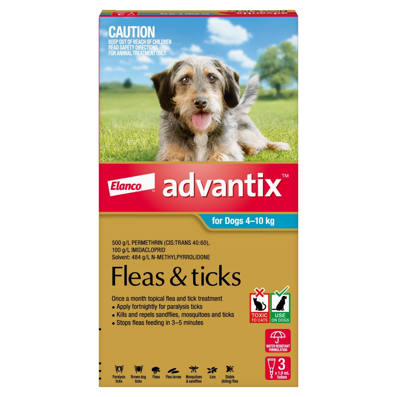 Advantix Dog 4-10kg 3'S Advantix