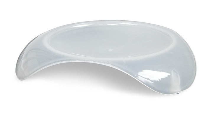 Smartcat Shallow Cat Food Dish - Transparent White Large SmartCat