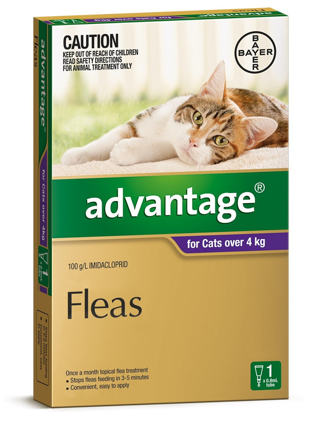 Advantage Cats Over 4kg Single