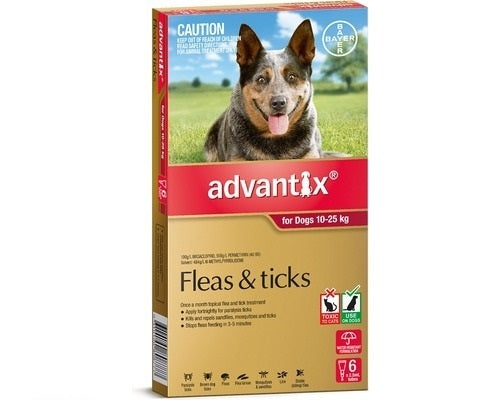 Advantix Singles For Dogs 10Kg - 25Kg (Large) Bayer