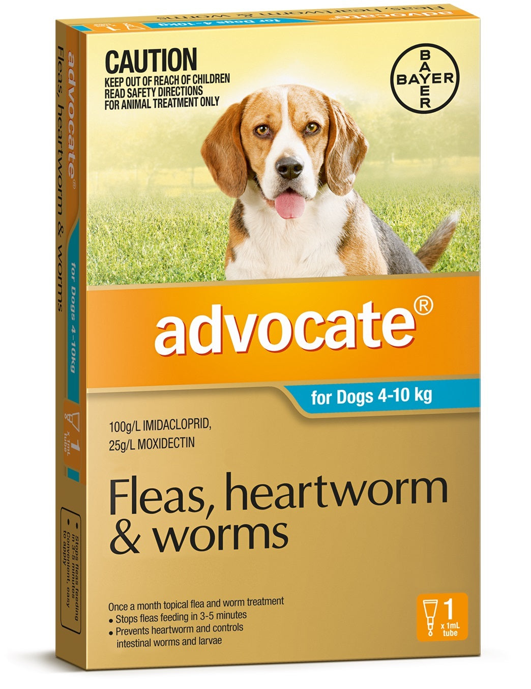 Advocate Dog 4-10kg Single Advocate