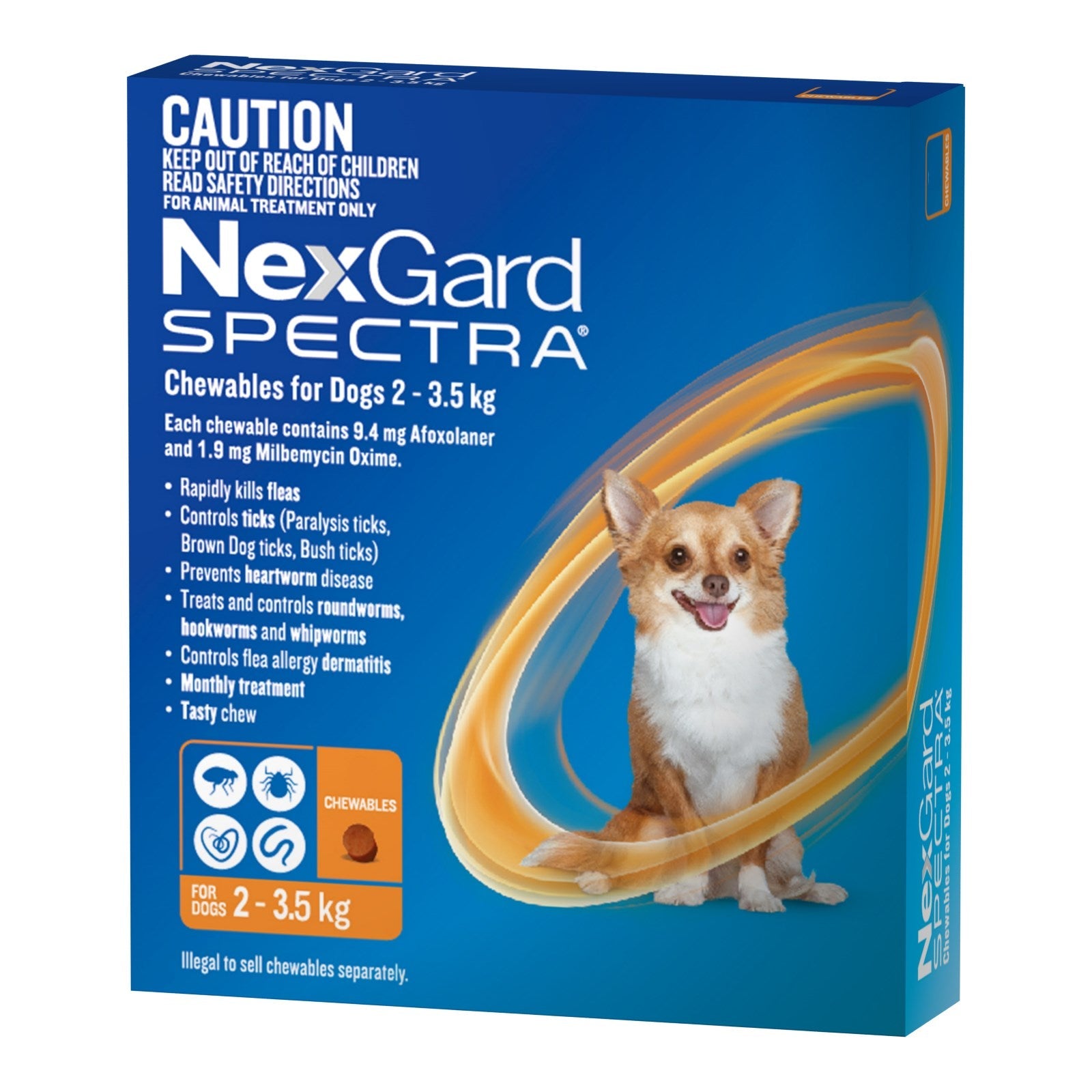 Nexgard Spectra 2-3.5Kg(1) Nexgard