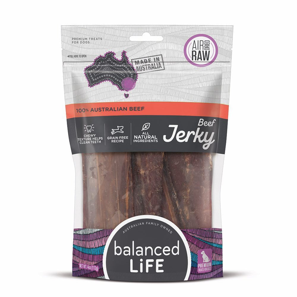 Balanced Life Beef Jerky Straps 4Oz (113G) Balanced Life