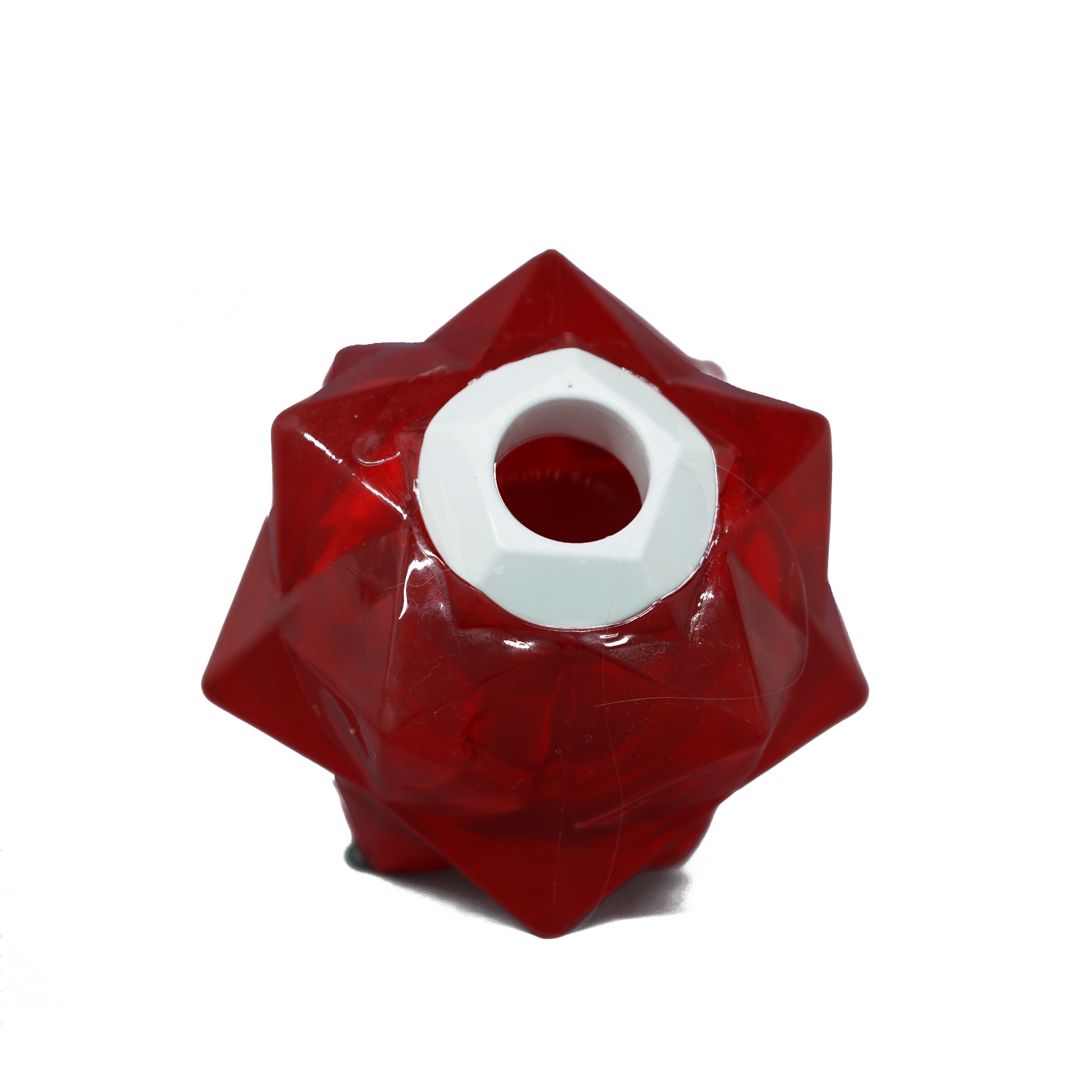 Red Monster Treat Ball â€“ Durable Interactive Dog Toy