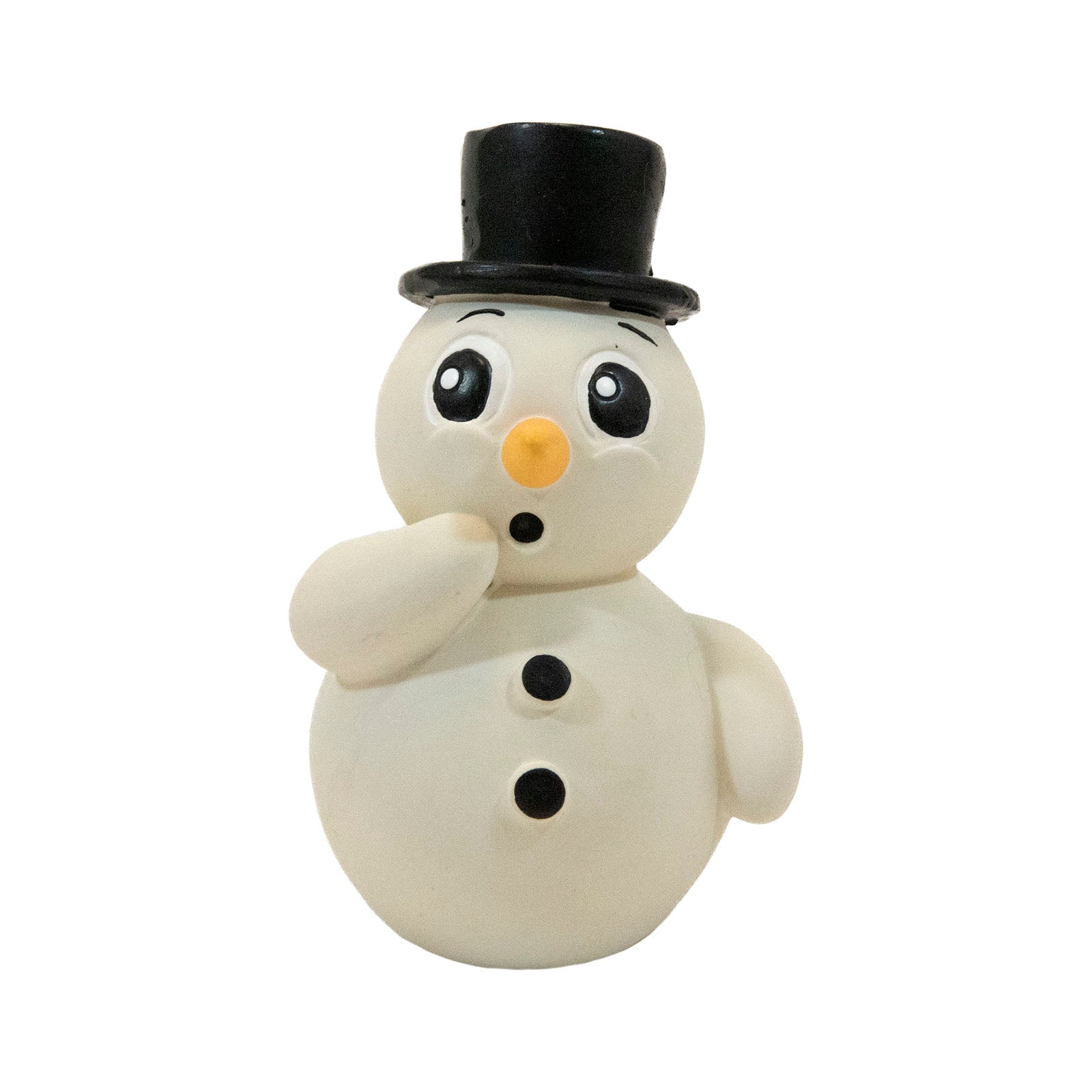 Tootiez Natural Latex Grunter Dog Toy - Snowman by Charming Pet Outward Hound