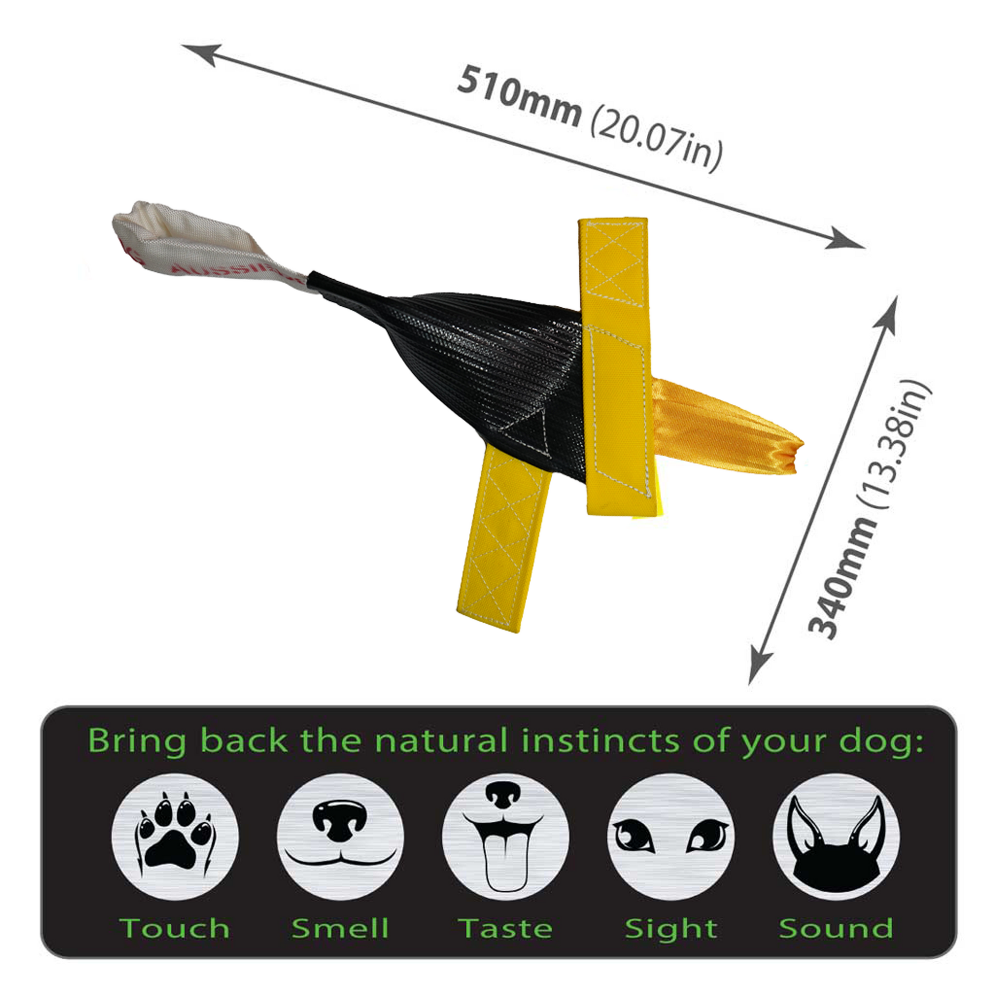 Heavy Duty Chook Interactive Dog Toy for Large Energetic Dogs