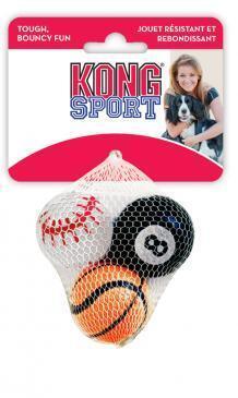 3 x KONG Sport Balls Assorted 3 Pack Small KONG