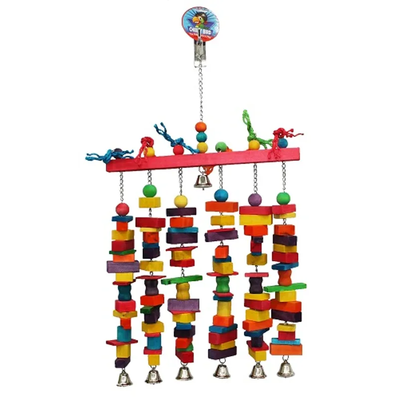 Cheeky Bird 6 Stack With Bells Jumbo Cheeky Bird