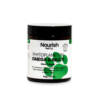 Nourish Pet Co Phytoplankton Omega & Multi Meal Topper 80G 