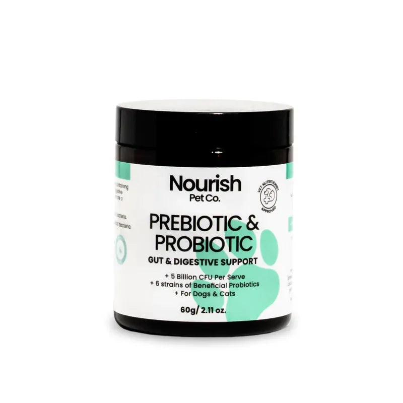 Nourish Pet Co Pre & Probiotic Gut & Digestive Support 60G 