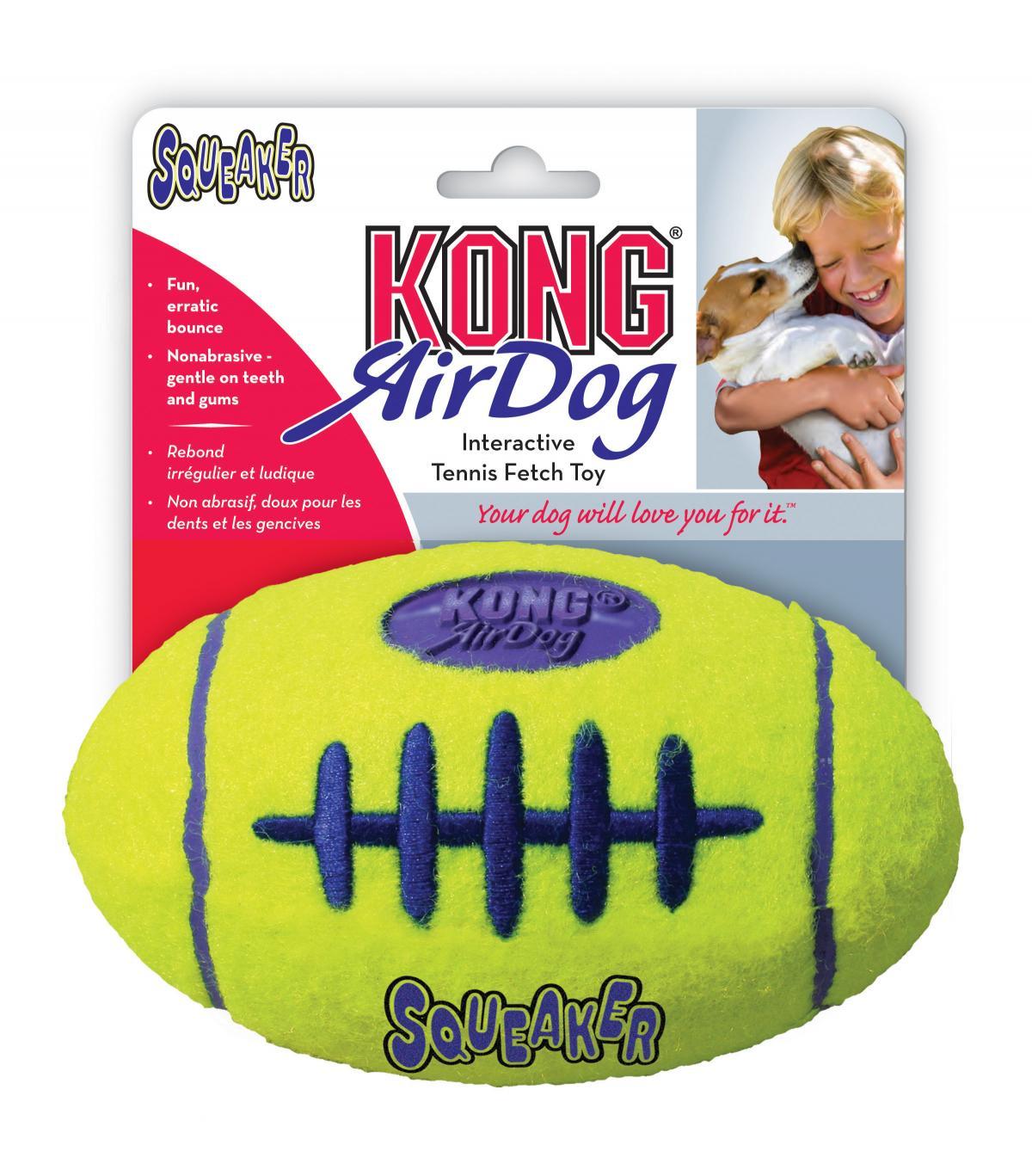 KONG Airdog Squeaker Football Large Kong