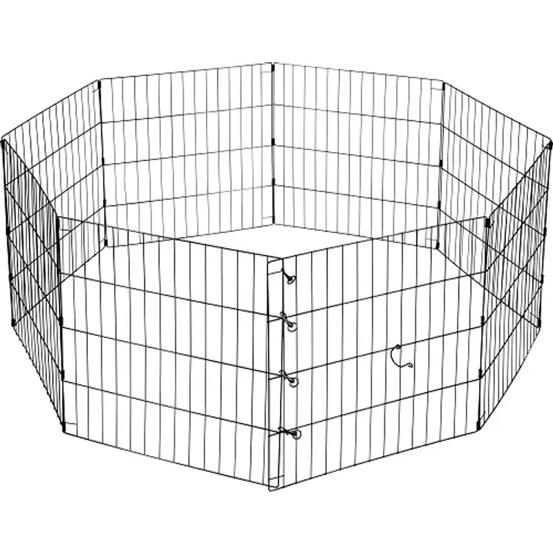 Showmaster Hinged Puppy Pen 24X30 Inch 8 Panel 