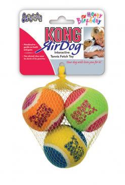 KONG Airdog Squeaker Birthday Balls Kong