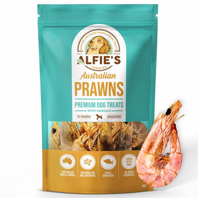 Wild-Caught Australian Jumbo Prawn Dog Treats-0