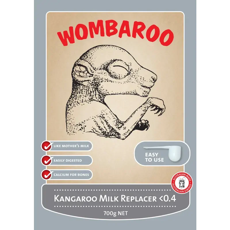 Wombaroo Kangaroo Milk <0.4 700G Wombaroo