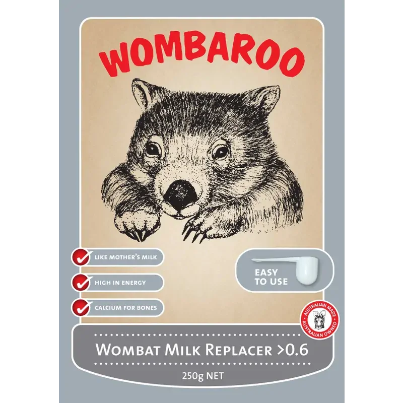 Wombaroo Wombat Milk +0.6 250G Wombaroo