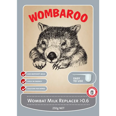 Wombaroo Wombat Milk +0.6 250G Wombaroo