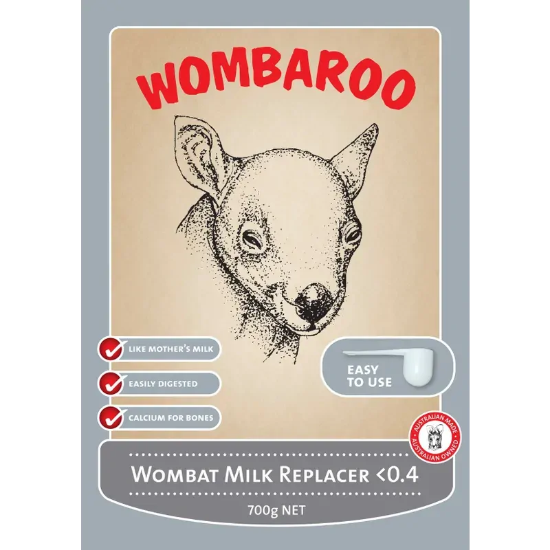 Wombaroo Wombat Milk <0.4 700G Wombaroo