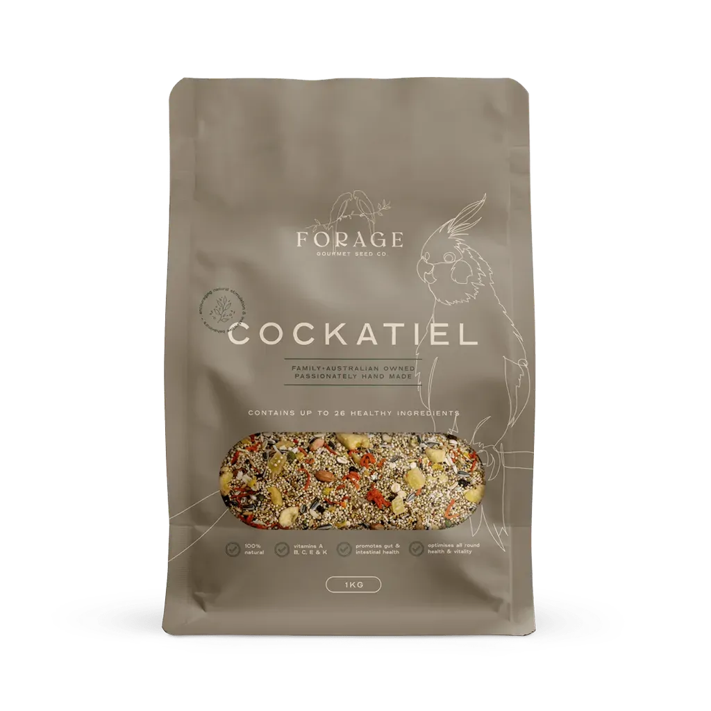 Forage Gourmet Cockatiel 1Kg  
