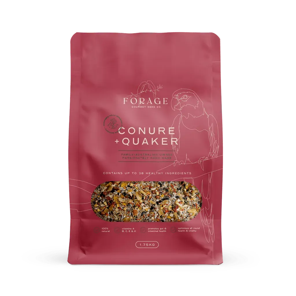 Forage Gourmet Conure & Quaker 1.75Kg 