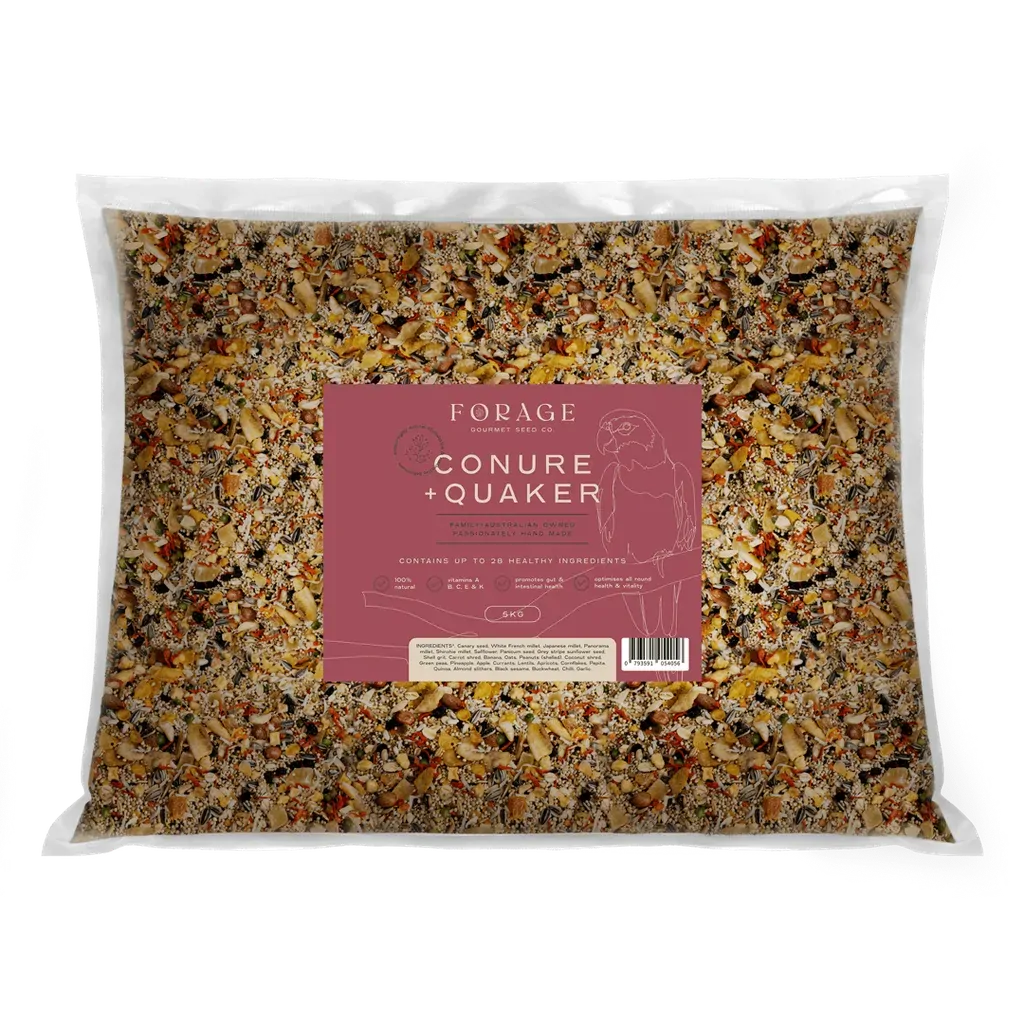 Forage Gourmet Conure & Quaker 5Kg 