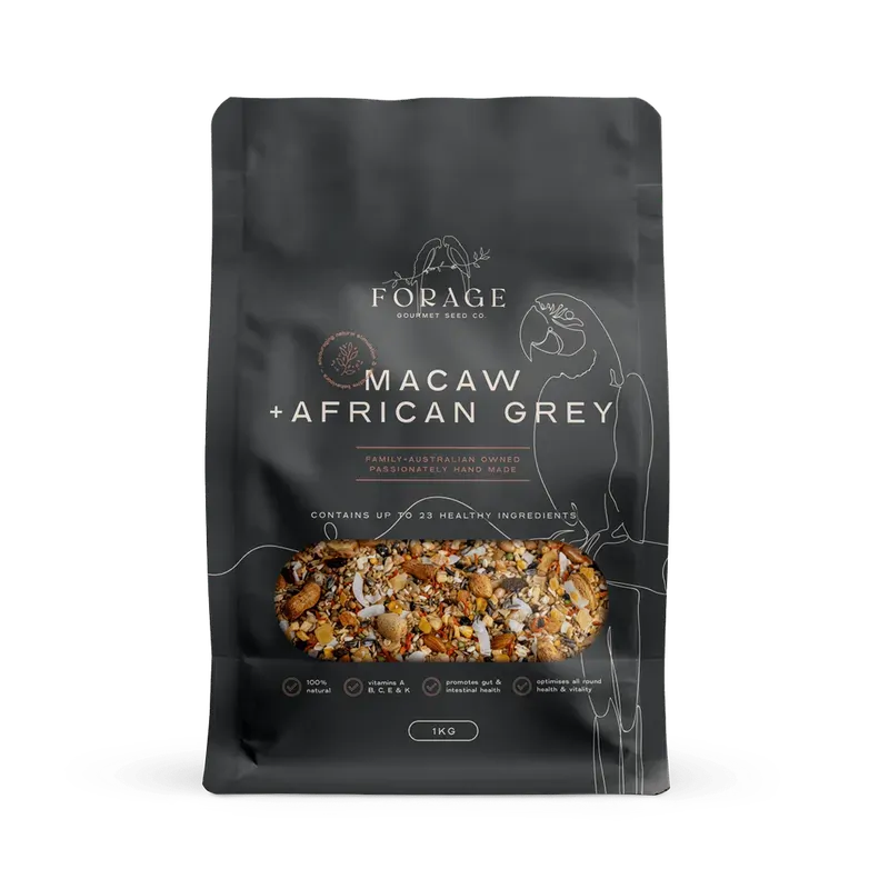 Forage Gourmet Macaw & African Grey 1Kg 