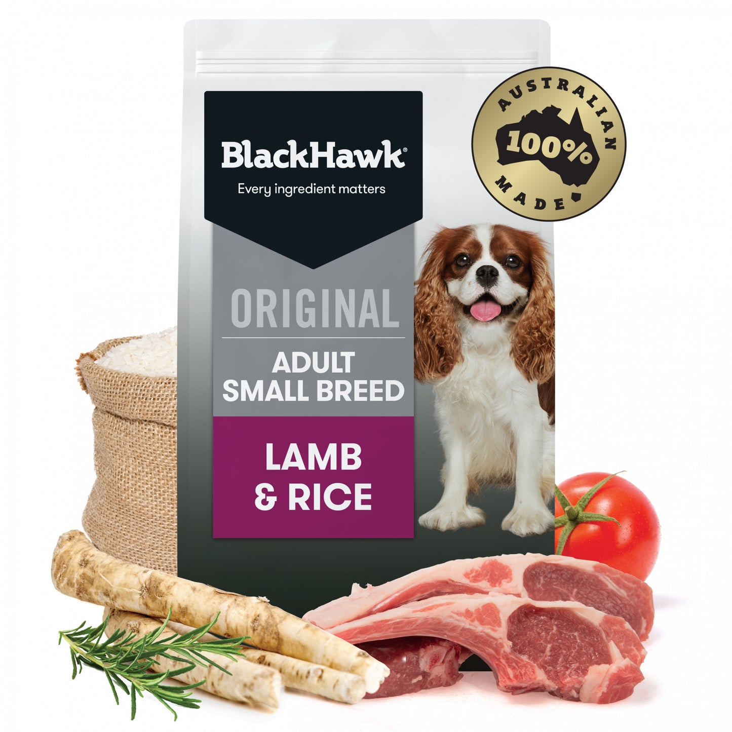 Black Hawk Small Breed Adult Lamb & Rice Dog Food Optimal Health
