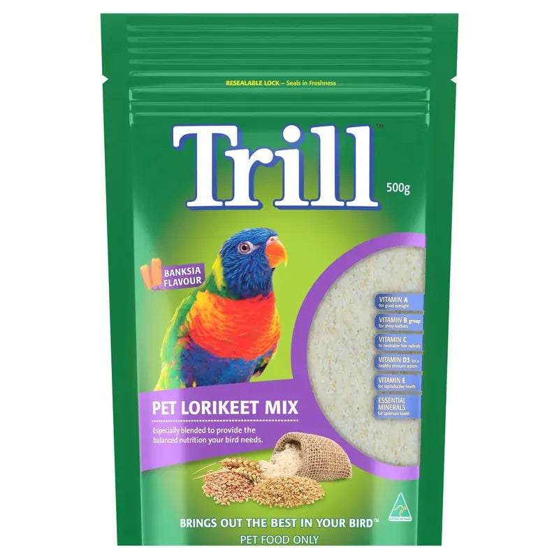Trill Lorikeet Mix 500G 4Pk (Om4)